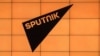 RUSSIA -- The logo of a new foreign news service Sputnik, in Moscow, November 10, 2014