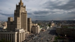 RUSSIA -- A view of the Russian Foreign Ministry building in Moscow, May 05, 2016